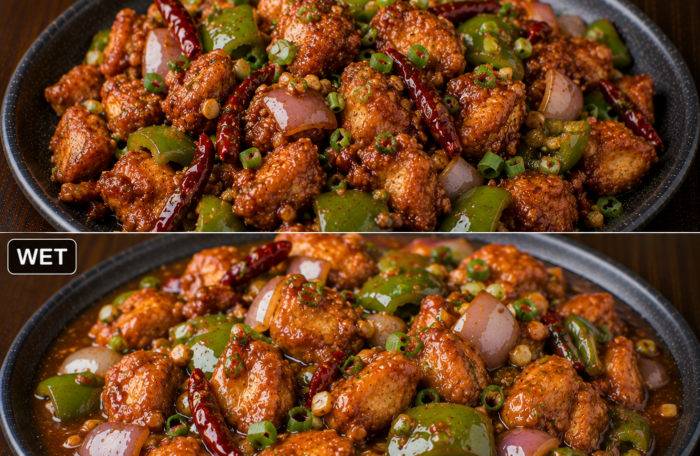 Blazing Chilli Chicken (Dry/Wet)
