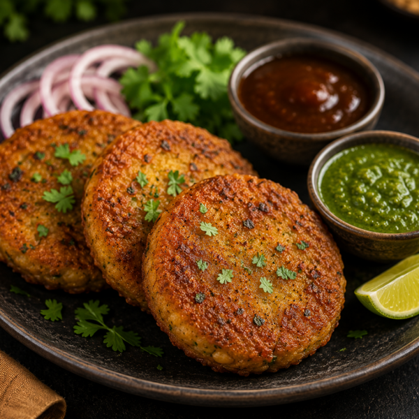 Chatpata Aloo Tikki ( Vegan)