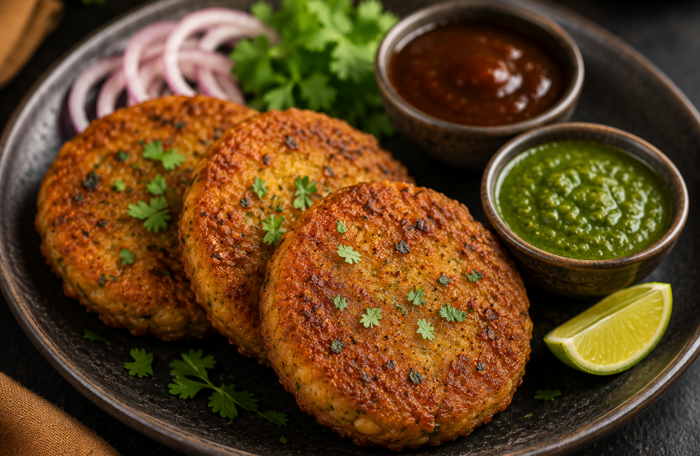 Chatpata Aloo Tikki ( Vegan)