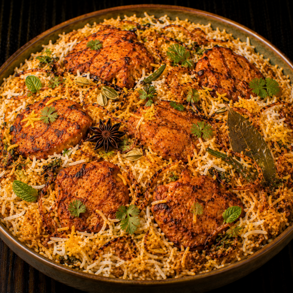Chef Sri’s Chicken Tikka Biryani
