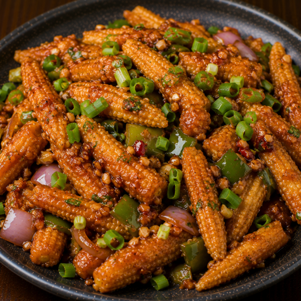 Chilli Garlic Baby Corn