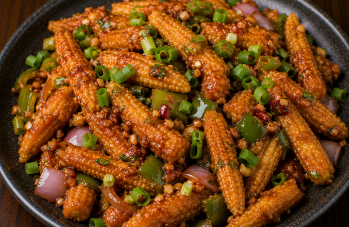 Chilli Garlic Baby Corn