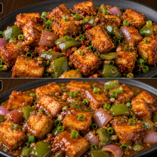 Chilli Garlic Paneer (Dry/Wet)