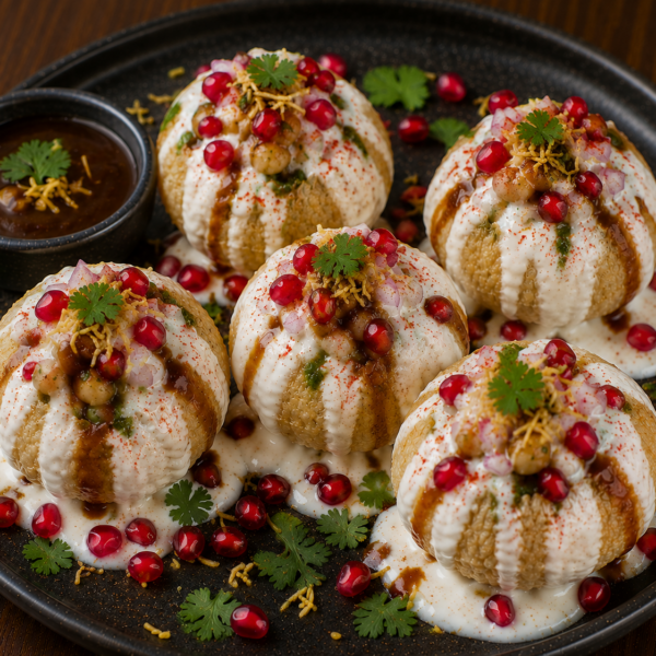 Dahi Poori (6 pieces)