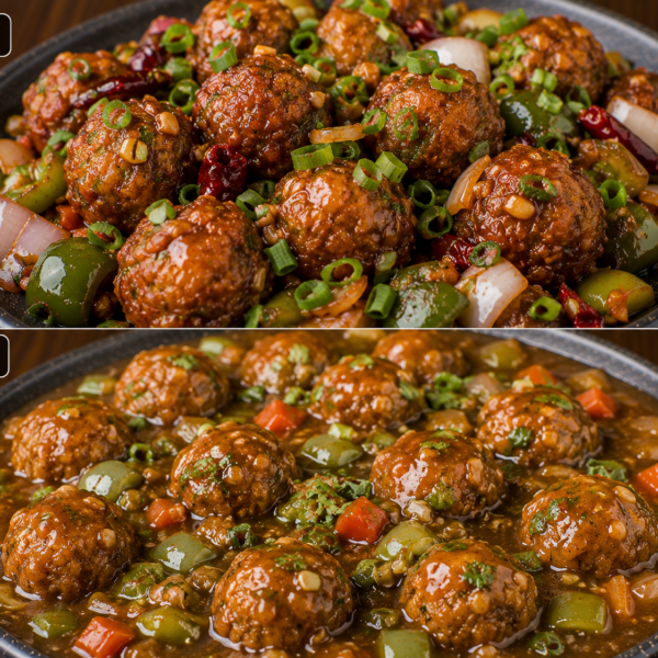 Delicious Veg Manchuria (Dry/Wet)