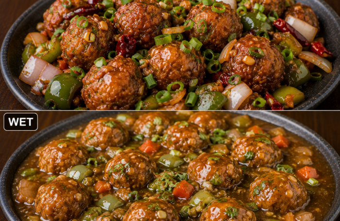 Delicious Veg Manchuria (Dry/Wet)