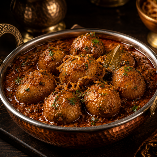 Hyderabadi Style Dum Aloo