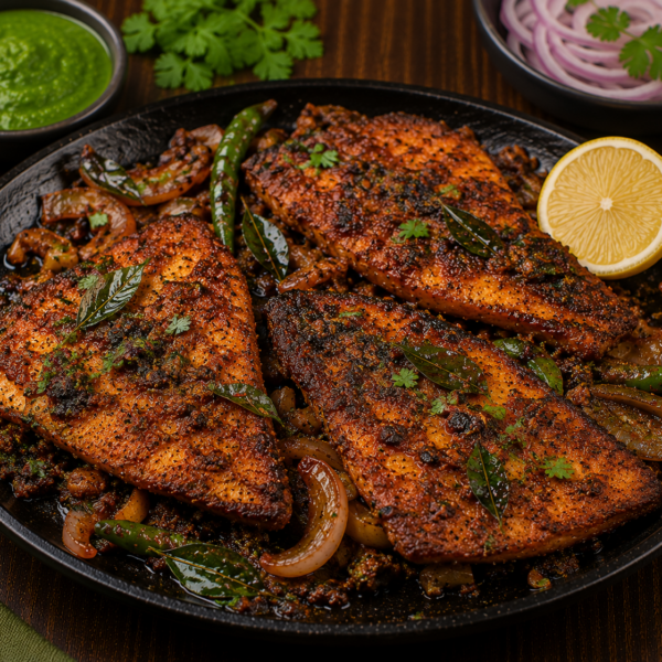 Hyderabadi Style Tawa Fish