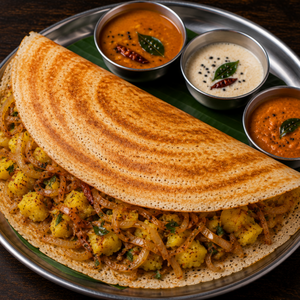 Masala Onion Dosa