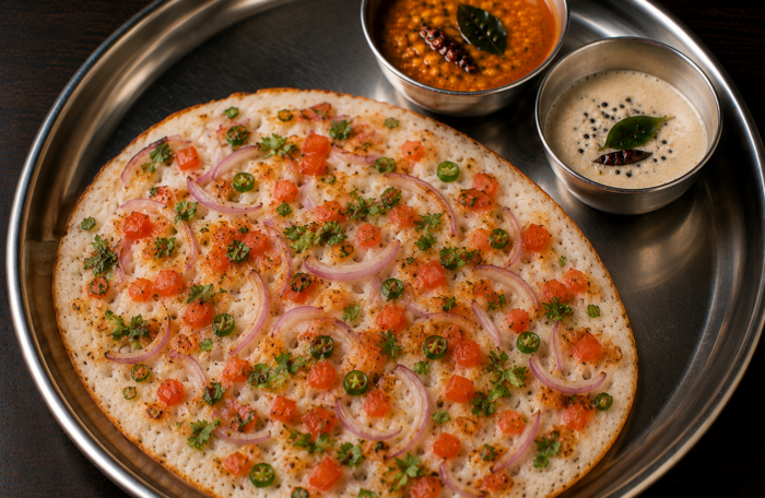 Onion & Tomato Uttapam
